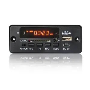出厂价格无线BT收音机fm放大器WAV WMA usb mp3模块，用于便携式音频播放器套件