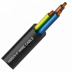 H05VV-F/H03VV-F 0.75MM 1.0MM 1.5MM 2.5MM 4MM PVC isolierte flexible elektrische draht kabel