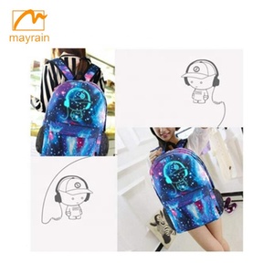 <span class=keywords><strong>Zaino</strong></span> della scuola, Fresco Unisex della Tela di Canapa <span class=keywords><strong>Zaino</strong></span> <span class=keywords><strong>Anime</strong></span> Luminoso <span class=keywords><strong>Zaino</strong></span> Daypack Sacchetto di Scuola di Spalla Del Sacchetto Del Computer Portatile - Product Image 2