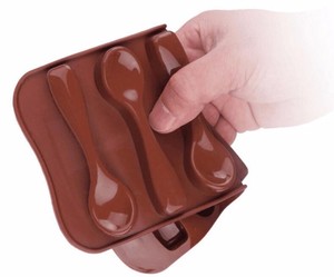 Moule à chocolat en Silicone 6 cavités, cuillère, ustensiles de cuisine, bricolage, spécialité - Product Image 2