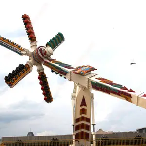 Emocionante atracciones al aire libre parque de juegos para adultos 24 personas de velocidad de molino de viento para la venta