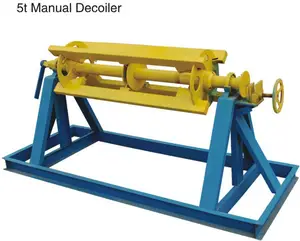 Feitian 5 טון מדריך הידראולי decoiler 10 טונות פלדה מכונה uncoiler