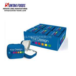 ฉลากส่วนตัว Xytlitol ลูกอมมิ้นท์ในกล่องดีบุกบานพับขนาดเล็กขนม OEM - Product Image 4