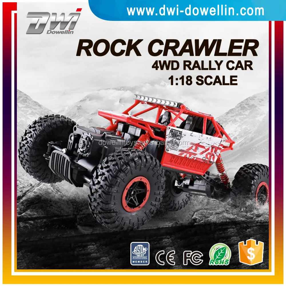DWI Dowellin 4 Ruote Motrici Rally Car 1/18 Scala 2.4G Rock Crawler Radio Remote Off Road RC Auto