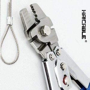 Câu cá uốn công cụ Wire Rope crimping HL-700B đôi tay áo và duy nhất nhôm crimps - Product Image 5