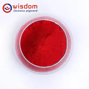 Haute température encapsulé d'inclusion pigment rouge