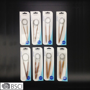 D&amp;D Metal Needlework Circular Needles Set 15cm Length Sewing Accessory Plastic Aluminium <strong>Stitch</strong> <strong>Holder</strong> Knitting Needles - Product Image 4