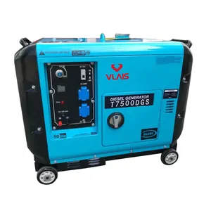 Generator Inverter Diesel Portabel Tipe Senyap, Generator Diesel Pendingin Udara untuk Penggunaan Di Rumah