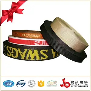 Dệt Jacquard May Đàn Hồi Webbing Tape Nhạc Cho Đồ Lót