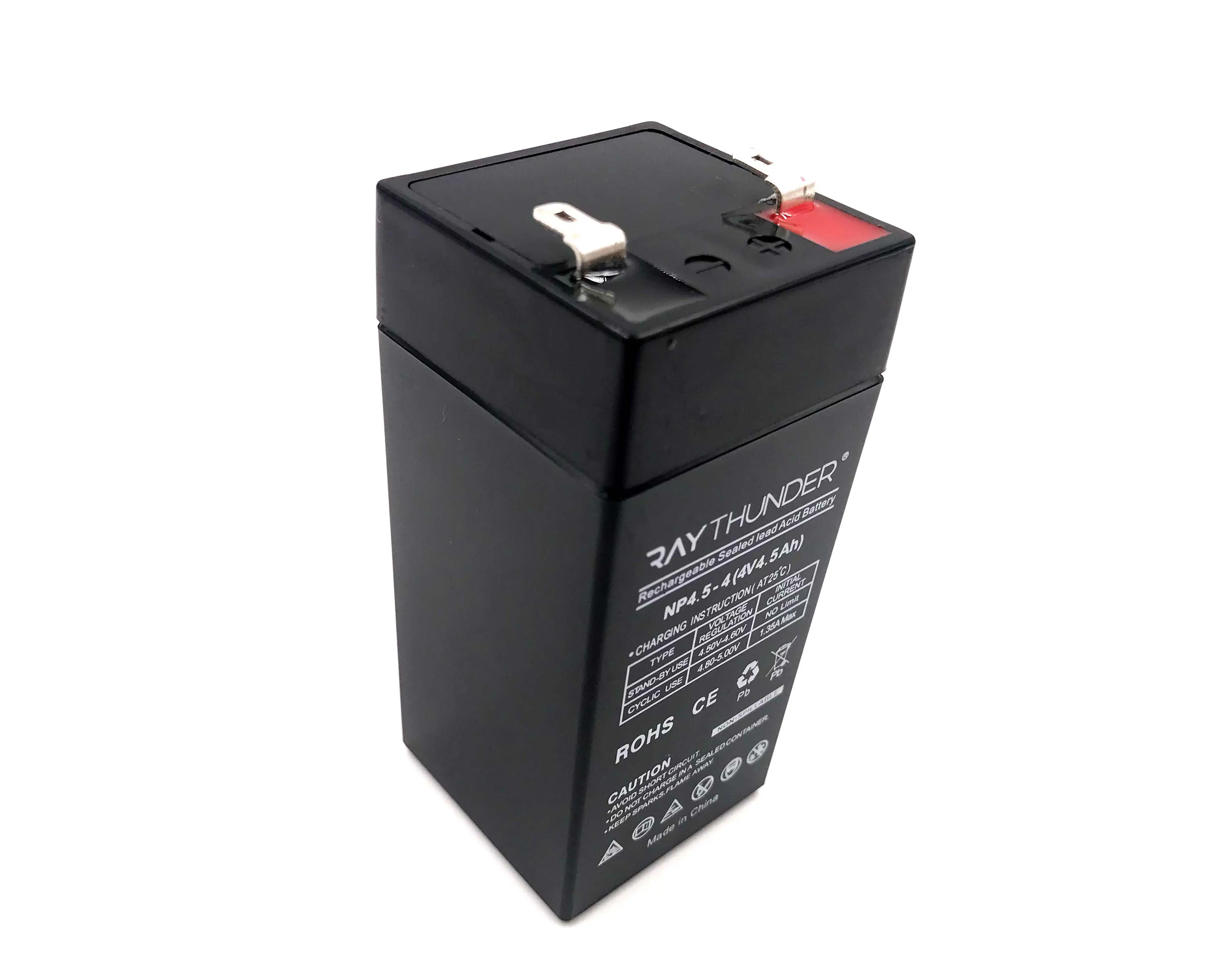 4V 4.5AH Rechargeable lead acid battery 4v 4.5ah for electronic scale and medical machine