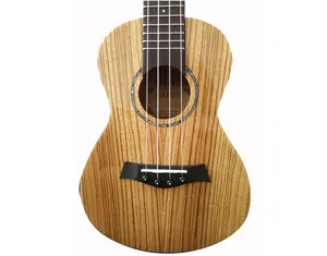 LB905 קונצרט Ukulele מוצק Zebrano ukulele גיטרה עץ'