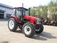 Neue design bauernhof tractor80Hp 90Hp 100Hp 110Hp120Hp 4 WD klimaanlage shuttleshift YTO DEUTZ motor mit frontlader