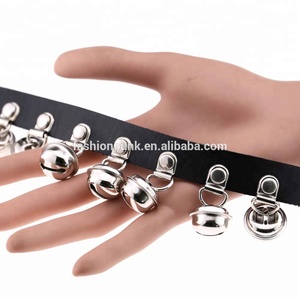 <span class=keywords><strong>Collana</strong></span> Harajuku Pet armony Bells in pelle PU girocollo Cosplay colletto con fibbia in metallo - Product Image 4