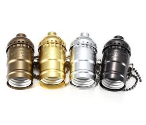 Vintage Edison Mặt Dây Chuyền Đèn Ổ Cắm <span class=keywords><strong>E27</strong></span> Phong Cách Công Nghiệp Giữ Đèn Với Phích Cắm - Product Image 1