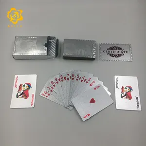 Durable 50 libras de poker de oro o plata papel de tarjeta para año nuevo regalos de los niños