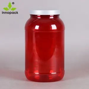 Transparente 1,5 Liter 3 Liter Pet Plastik flaschen Protein Power Flaschen