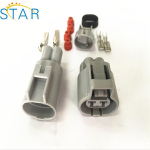 Kunden spezifischer Kabelbaum <span class=keywords><strong>2</strong></span>-poliger wasserdichter Stecker 6-176146-6 6-176143-6 Kabelbaum des Einspritz ventils für das Auto - Product Image 6