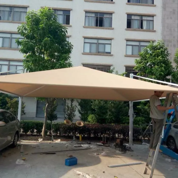 Aluminium Mobil Tenda Taman dengan Bahan HDPE