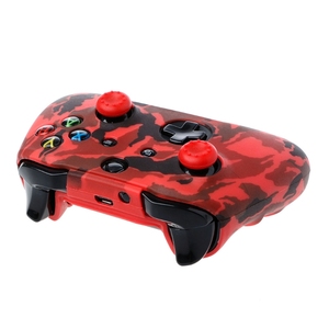 Silicone Protective Skin Case for <strong>XBox</strong> <strong>One</strong> X <strong>S</strong> Controller Protector Water Transfer Printing Camouflage Cover Grips - Product Image 4