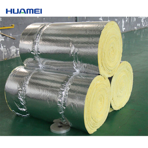 Khoáng vật liệu cách nhiệt 5 "dày sợi thủy tinh len bảng hoặc cuộn với tấm màu đen - Product Image 6