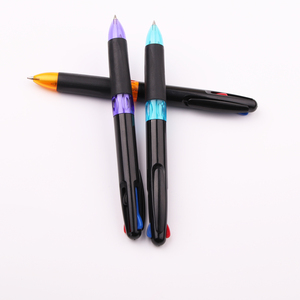 प्लास्टिक में दो रंग एक कलम काले दो रंग स्याही कलम - Product Image 4