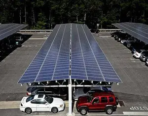 Kanopi Carport CP-43 dengan Panel Surya Garasi Mobil