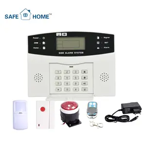 Home Touch Control Panel for Household Burglar manual smart gsm alarm system