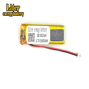 Plug 1.25-2 P 3.7 V 501646 500 mah small lipo battery rechargeable li-ion battery - Product Image 2