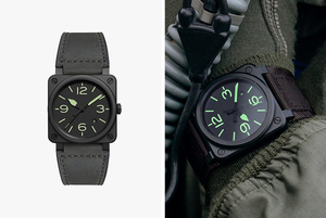 Montre classique à cadran carré, aiguilles super lumineuses, mouvement à quartz tendance, édition limitée, montres pour pilotes, cadran en verre - Product Image 5