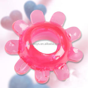 Billige Sonne und Blume Kunststoff Verzögerung Förderung Sex Penis Ring - Product Image 2