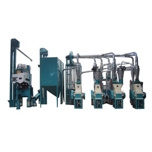 30 ton per day maize corn flour mill grain powder making milling machine corn food production line machinery low cost for sale