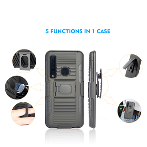 Étui hybride antichoc avec clip ceinture pour Samsung <span class=keywords><strong>A7</strong></span> A9 <span class=keywords><strong>2018</strong></span> - Product Image 2