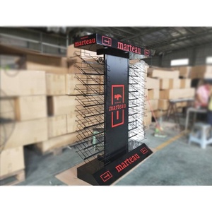 Vitrine murale très vendue étagère en bois <span class=keywords><strong>design</strong></span> commercial présentoir en bois métal pour magasin de détail - Product Image 3