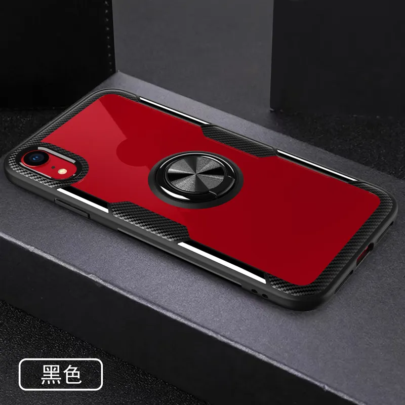 A010 Metal Ring Holder Anti-slip Shockproof Amazon Hot Sale Shenzhen Supplier Phone Back Case Cover For Nokia 6.1 Plus/X6