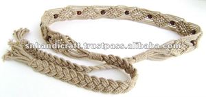 Cinturón de Macramé, Cinturón de Cuerda a la Moda, Cinturón de Cuerda Hecho a Mano para Mujer, El Arte del Hecho a Mano - Product Image 1