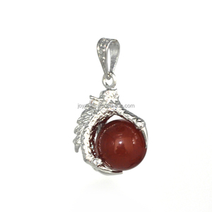 2016 Productos De Moda Semi Piedra Preciosa 15 MM Esfera Colgante <span class=keywords><strong>Dragon</strong></span> Claw - Product Image 5