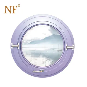 Aluminum Circular Windows Glass: Double Tempered Glass Aluminum Alloy Type:circular Windows Folding Screen,magnetic Screen Swing