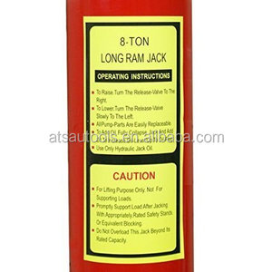 8 Ton Manual Mesin Hoist Long Ram Jack Hidrolik, Pompa, dengan CE