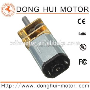 OEM 저렴한 가격 중국 공급 업체 N20 DC 마이크로 기어 모터 6v 12v 배터리 작동 스마트 잠금 용 12mm 금속 마이크로 기어 모터 - Product Image 3