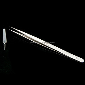 Gros suisse en acier inoxydable VETUS cils brucelles, Pince pour extension de cils - Product Image 3