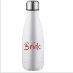 2024 Insulated Metal Bottles Wedding Souvenirs Favors stainless Customized Cola Shape Steel Water Bottles