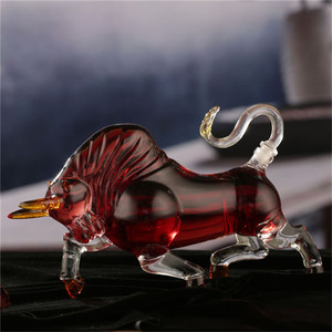 Carafe à liqueur Jia Teng 1000ml en forme de taureau carafe en verre pour alcool-Vodka, rhum, Bourbon, vin, whisky, <span class=keywords><strong>Tequila</strong></span> - Product Image 5