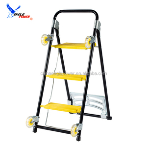 4 In 1 Multifunctionele Staal Vouwen Trolley & Magic Step Ladder - Product Image 2