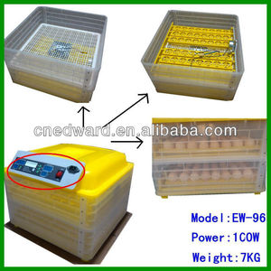 2014 más barato y más nuevo CE aprobó Profesional avestruz Huevo Incubadora automática llena (96 huevos) Venta EW-96A - Product Image 6