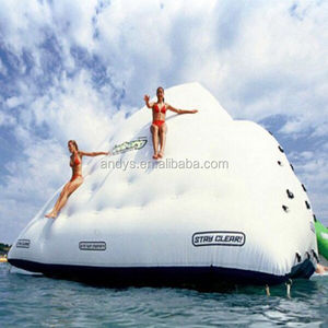 Aqua Lake şişme su ada yüzen oyuncaklar fabrika çıkış şişme su buzdağı - Product Image 4