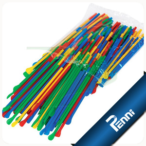 หลอดดูดน้ำพลาสติกแบบใช้แล้วทิ้งเกรดอาหาร พร้อมช้อนมาตรฐาน คุณภาพสูง ใช้ครั้งเดียว - Product Image 6