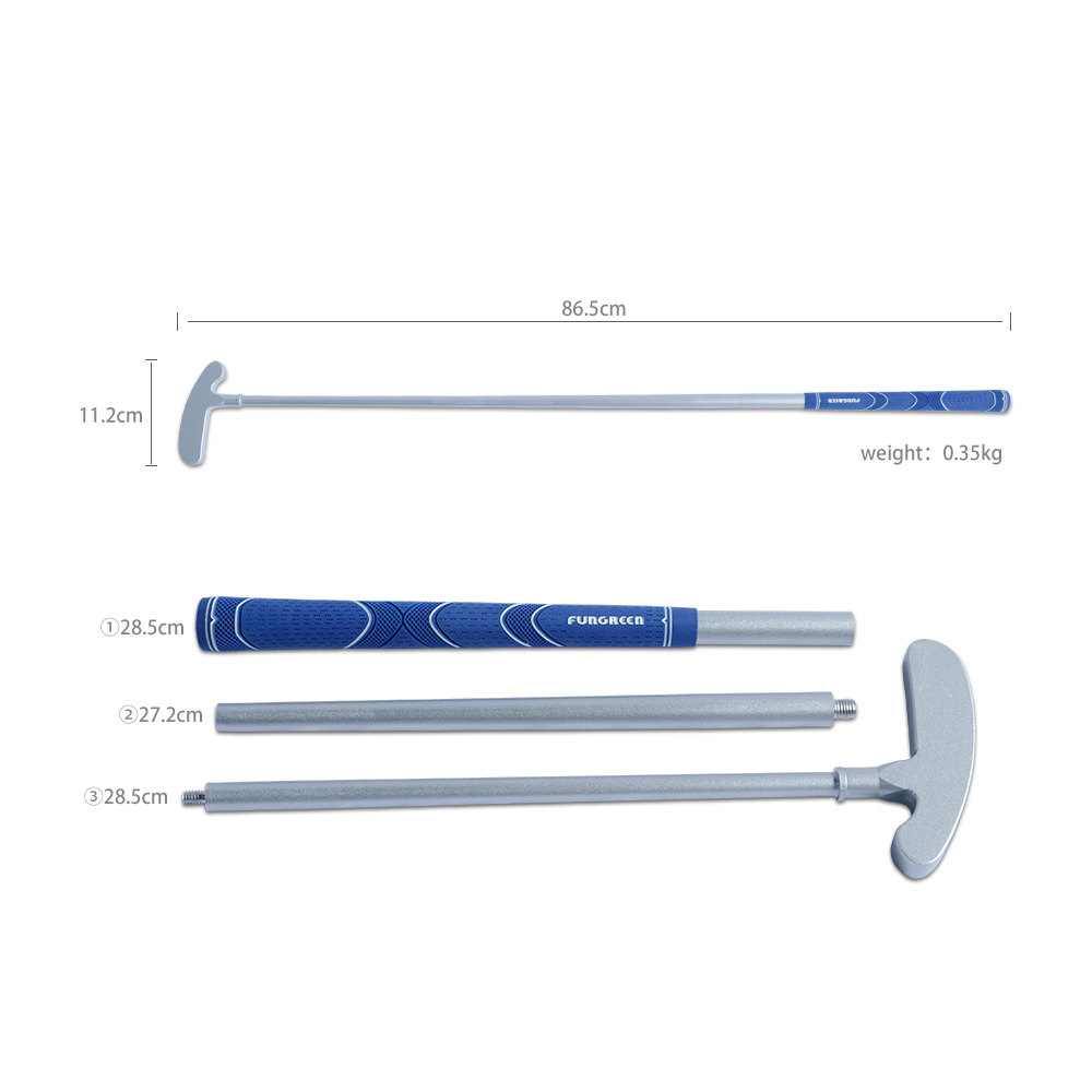 Регулируемая клюшка для игры в гольф Fungreen, тренировочный клуб для взрослых и детей, двойная сборка клюшек для гольфа