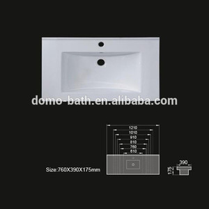 Domo nuevo diseño del modelo blanco bisele fregaderos - Product Image 1