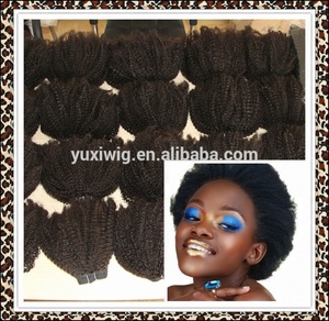 Extensions de cheveux humains Nina Hair Kinky <span class=keywords><strong>Twist</strong></span> de Mongolie les plus populaires / mèches / tresses / tissages - Product Image 2