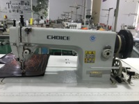 Machine à Coudre Industrielle Point Noué Monoaiguille Robuste à Bras Long Pied Transporteur pour Cuir GOLDEN CHOICE GC0303-CX Prix